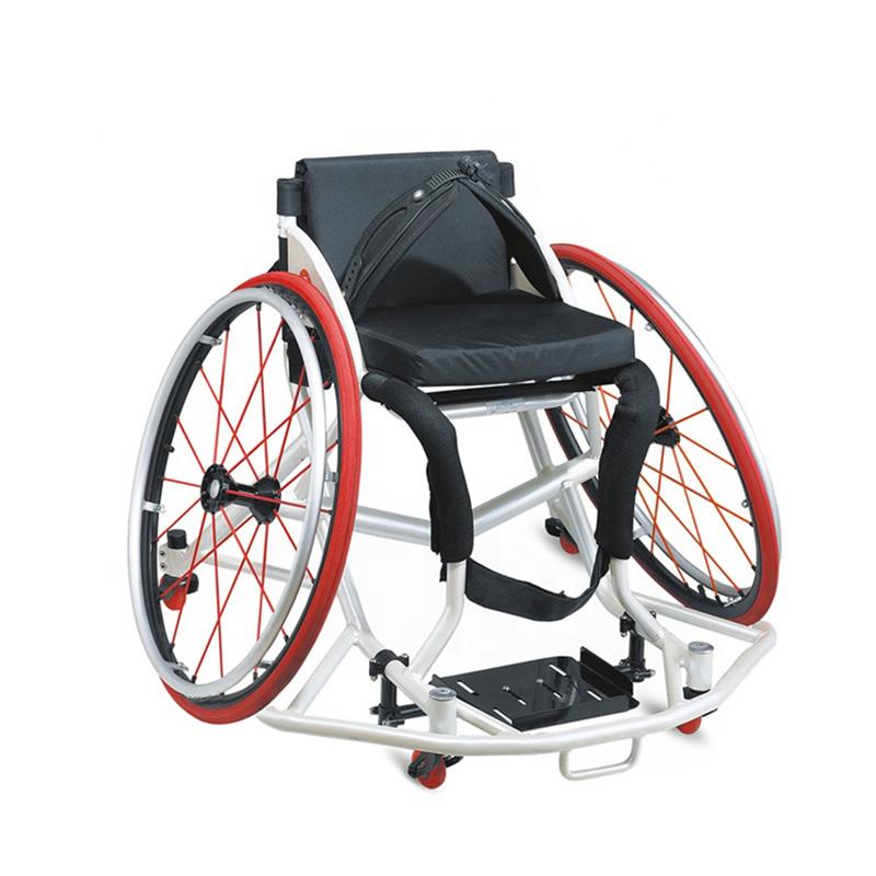 What are the design considerations for basketball wheelchairs?